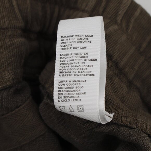 Standard James Perse Pants Womens 1 Canvas Linen Blend Jogger Drawstring relaxed - Picture 7 of 11